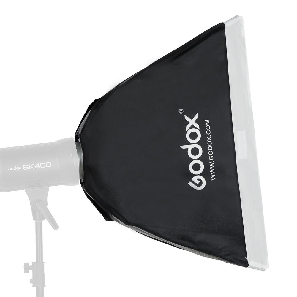 Godox Softbox 60*60cm 24&quot;x 24&quot; Rectangular Studio Strobe Softbox with Bowens Mount for Studio Flash