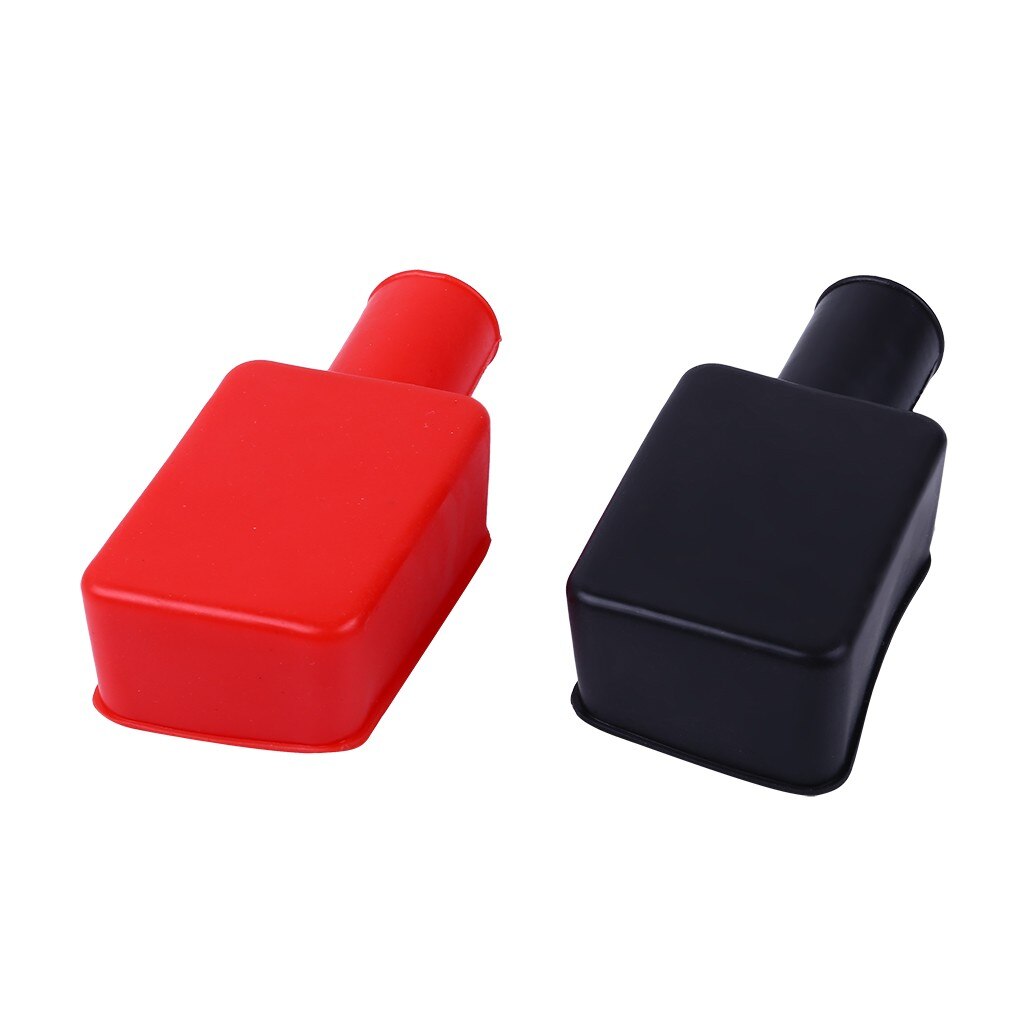 2 pc Car Battery Negative Positive Terminal Covers Cap Boat Insulating Protector