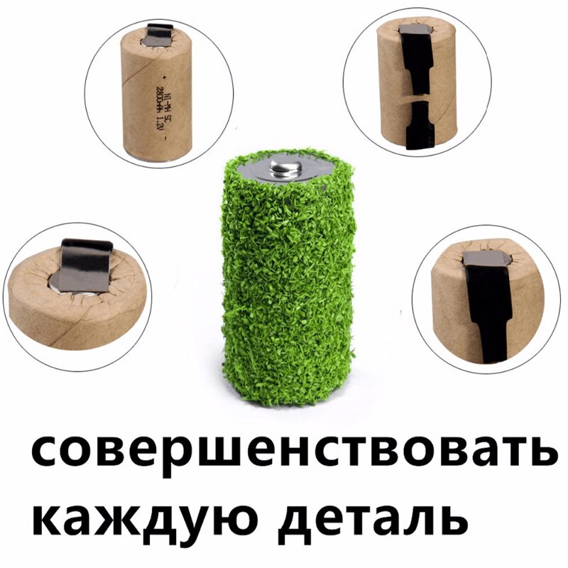 Sc 2800 mah 1.2v batteri nicd genopladelige batterier til makita bosch b&amp;d hitachi metabo dewalt til elektrisk skruetrækker