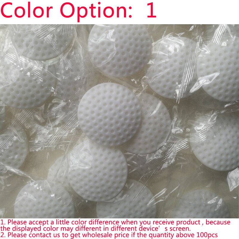 Soft Rubber Pads To Protect The Wall Self Adhesive Door Stopper Golf Modelling Door Fender Sticker -White/Green/Blue/Pink/Purple: White / 15 Pieces
