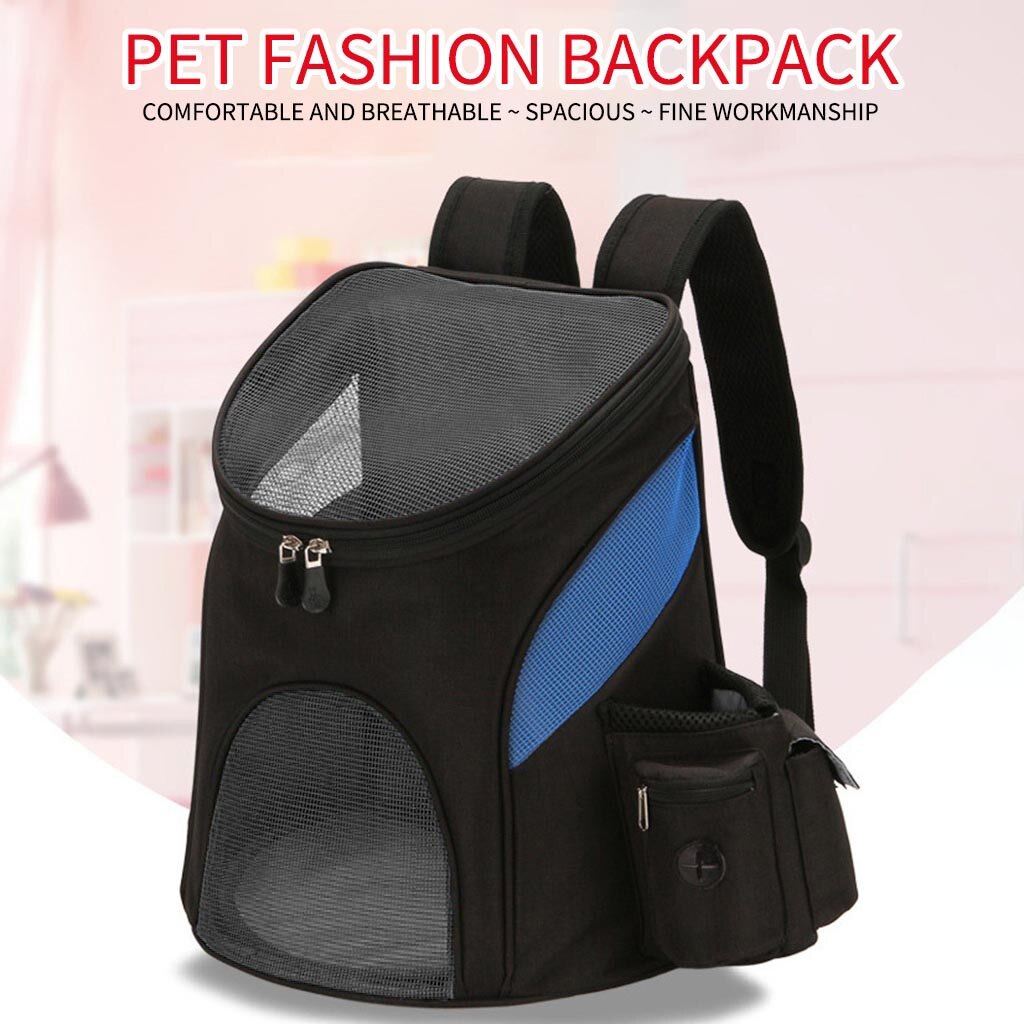 Breathable Cat Carrier Backpack Pet Cat Small Dogs Outdoor Travel Bag Carry knap sack Translucent anti-depression 45x36x31cm