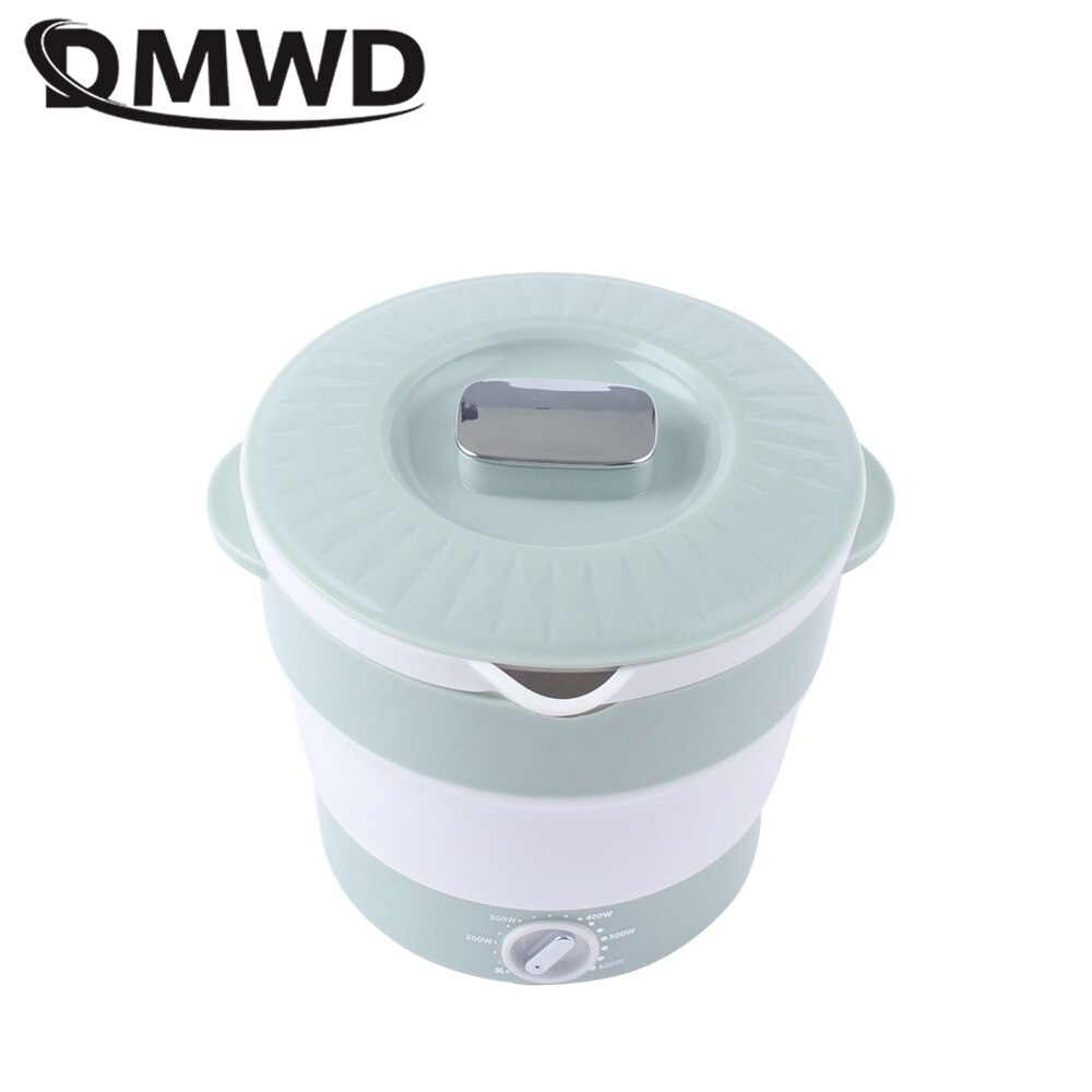 Household Dorm Electric cooker Foldable cooking pot Portable Travel Camping Water Boiler Pot Soup Noodles Cooking Appliance