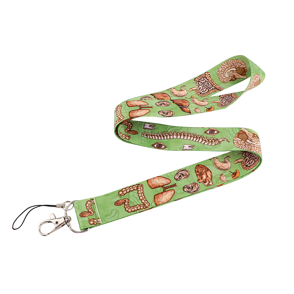 CB910 Menselijke Organen Lanyard Voor Key Camera Whistle Cool Id Badge Houder Mobiele Telefoon Neck Strap Opknoping Touw Arts Verpleegkundige: 3