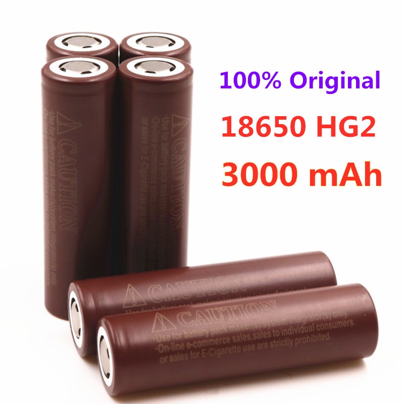 100% Originele 18650 Batterij HG2 3000 Mah 3.6 V Oplaadbare Batterij Voor Lg HG2 18650 Lithium Batterij 3000 Mah