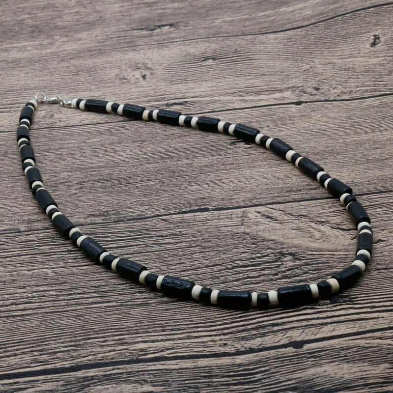 rustikalen Männer Perlen Boho Coconut Halskette Halsband Surfer Halskette Tribal Schmuck Beste Freund Für Ihn SU-02