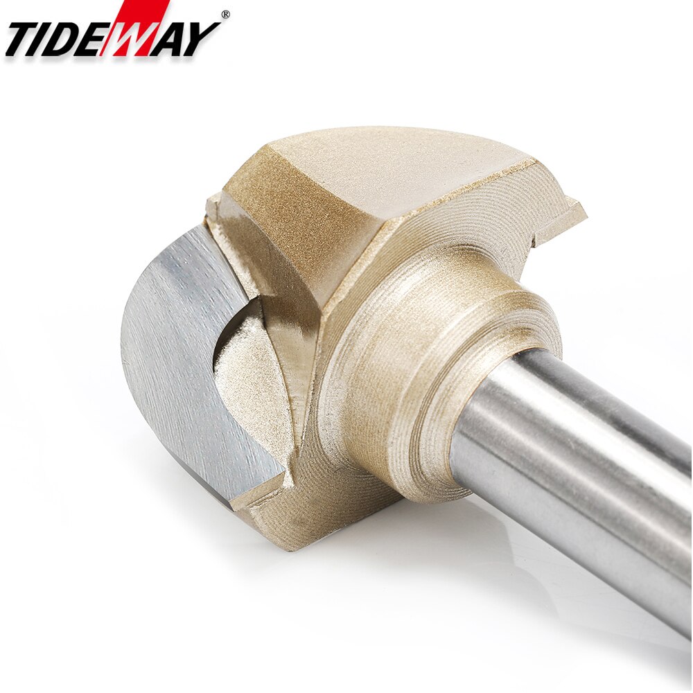 Houtbewerking Core Box Ronde Cove Neus Bit Hardmetalen Cnc Groef Gereedschap 1/2 1/4 Shank Frezen Voor Hout Frezen cutter