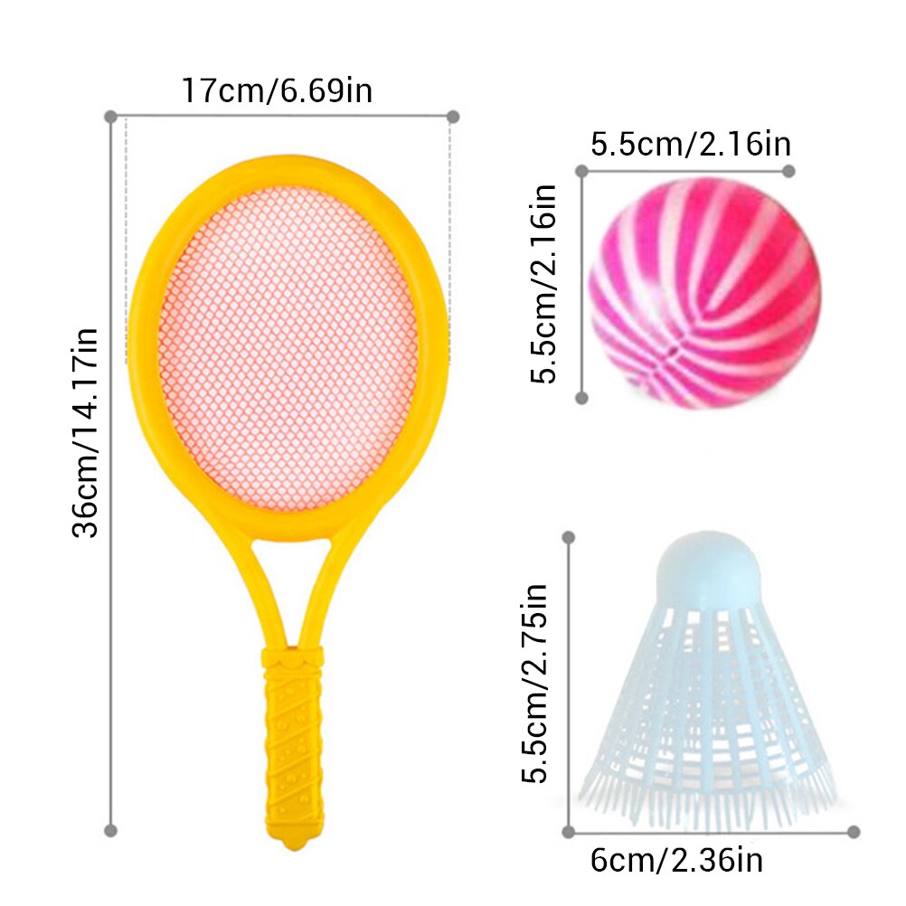 Children'S Outdoor Toys Badminton Tennis Racket Set Toy Parent-Child Sport Educational Toys Bat Baby Sports Outdoor Toys #30