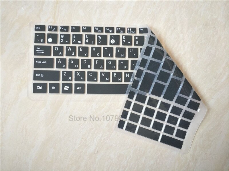 Funda protectora para teclado de portátil con letras rusas de 15 pulgadas para Asus X550 ZX50V A556U X554L R540U R540UP R557L R556UJ R558U L5900U