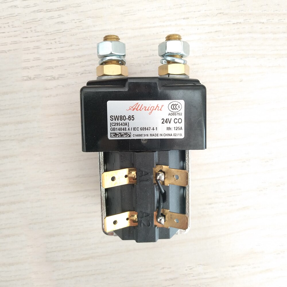 Universele Dc Schakelaar SW80-6 SW80-65 24V/48V/80V 125A Geschikt Voor Golf Cart, heftruck En Stacker