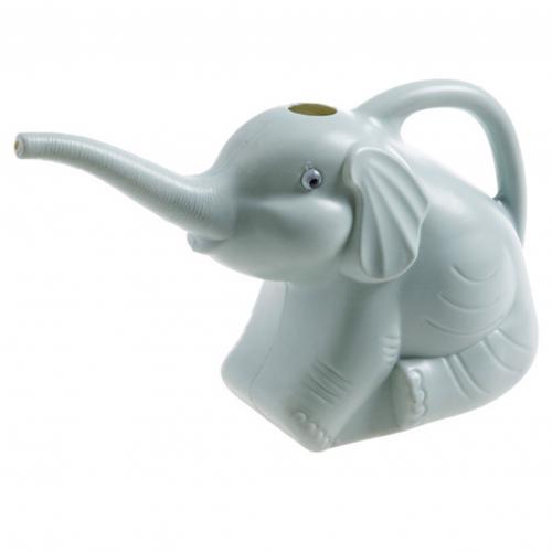 Cartoon olifant lange sproeikop gieter spuitfles kinderen huishoudelijk handvat tuingereedschap: Blauw