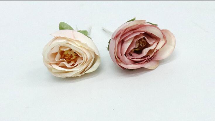 Nzuk Handgemaakte Bruiloft Haar Sieraden Bruids Haar Kam Dusty Rose Bloemen Hoofddeksel Accessoires Peigne Cheveux Mariage: 7