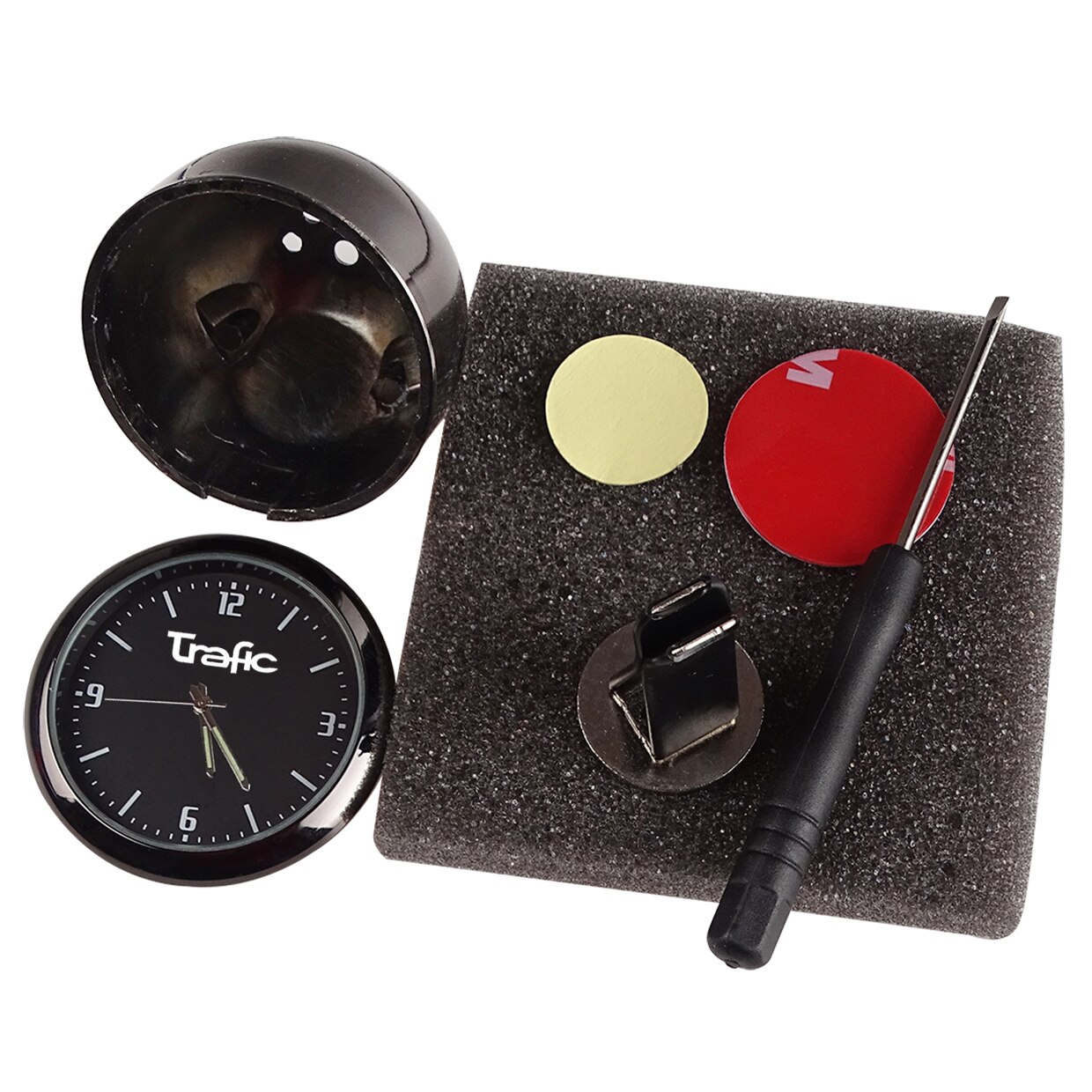 Montre à quartz électronique d'intérieur de voiture, décoration de voiture modifiée, pour Renault aiaskas escape kangoo kwid latitude master: For trafic