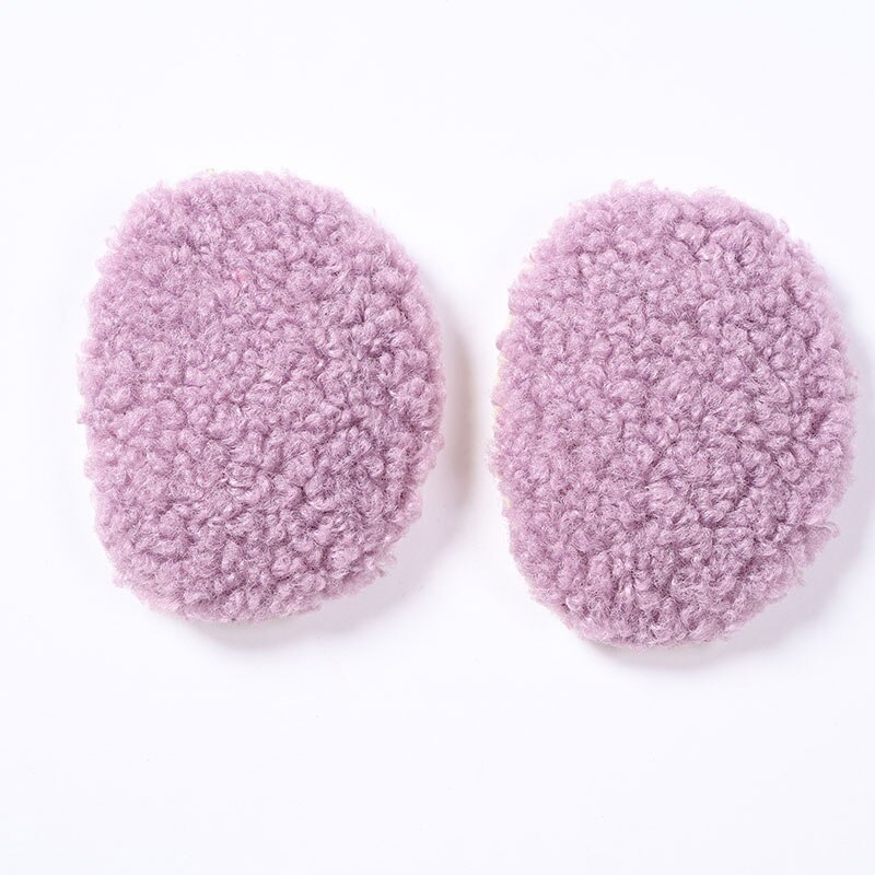 1Pair Bandless Ear Muffs Winter Thick Warm Fleece Ear Muffs Ear Covers Women Men Ourdoor Cold Weather Windproof Ear Warmer: 01