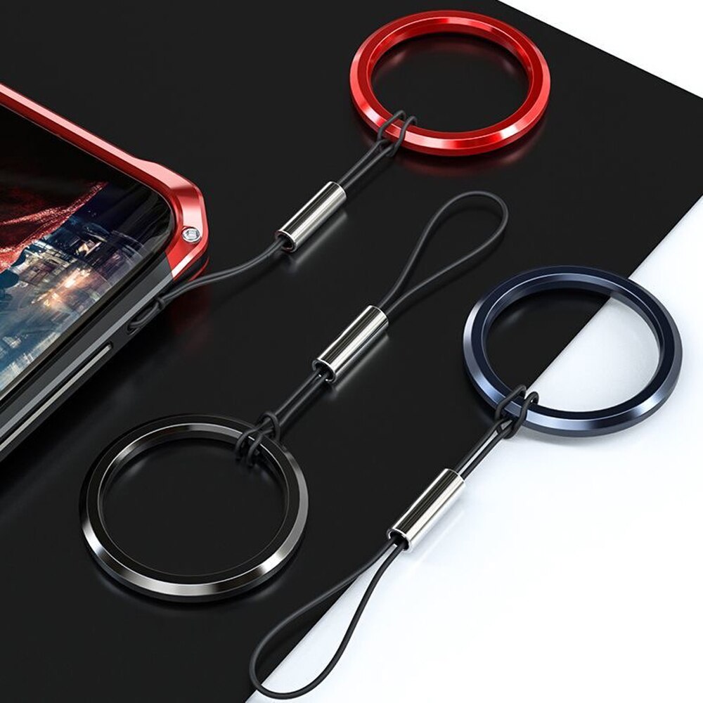 Metalen Ring Loop Hand Wrist Lanyard Riem Voor Iphone Huawei Samsung Case Usb Flash Drives Toetsen Sleutelhangers Camera Anti-verloren Bandjes