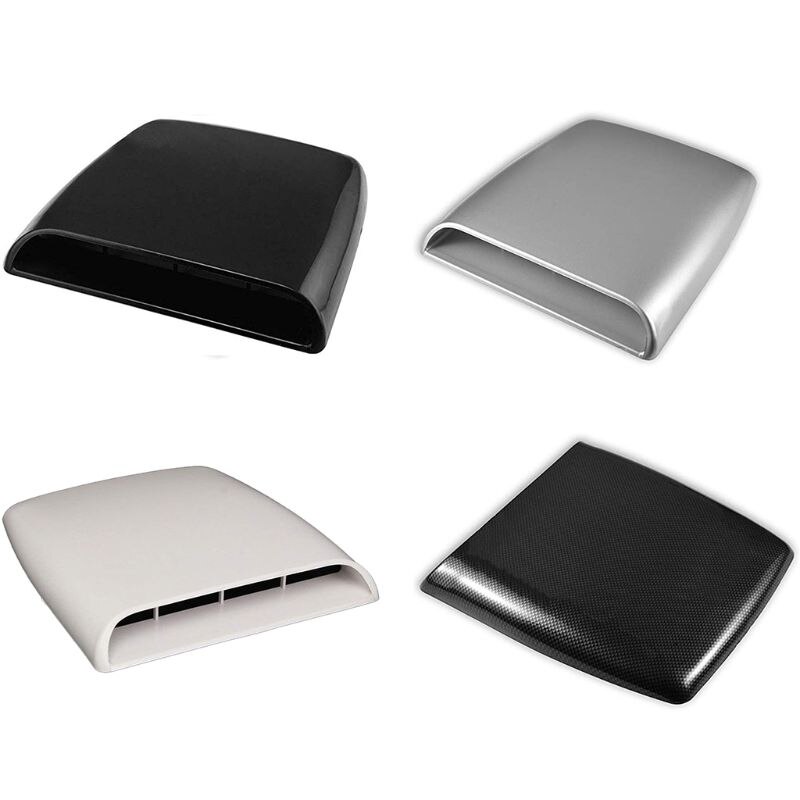 1pcs Car Bonnet Hood Scoop Air Flow Intake Vent Cover Decorative 27*25cm H4GC