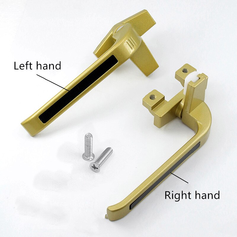 Modern Aluminum Alloy Security Door And Windows Handle Door Lock Casement Window Lock Wheel Pulls Home Hardware Accessories