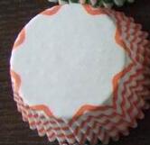 400 Yellow & Gray Chevron Cupcake Liners, Wedding Polka Dot Cupcake Liners, ColorBlock GREASE RESISTANT Liners: orange