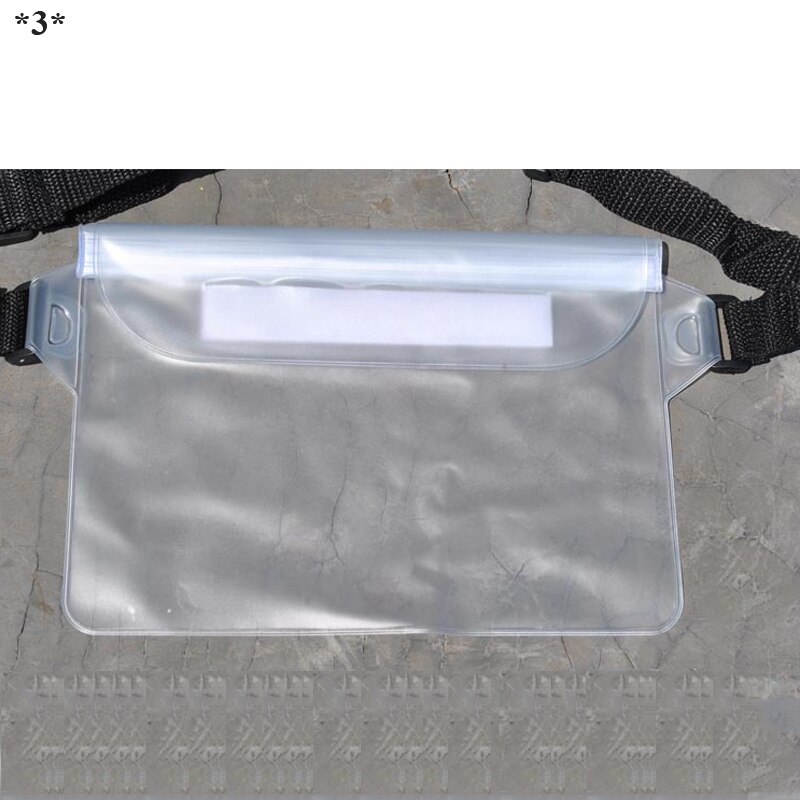 Waterdichte Drift Duiken Zwemmen Tas Onderwater Dry Schouder Taille Pack Bag Pocket Pouch Pvc Zak Waterdichte Rugzak Universal: Transparent