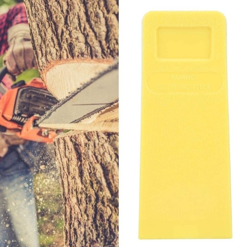 Practical 8 Inches Plastic Wedges Fit for Logging Bucking Falling Chainsaw Tool Made Felling Tree Wedge Plastic Durable