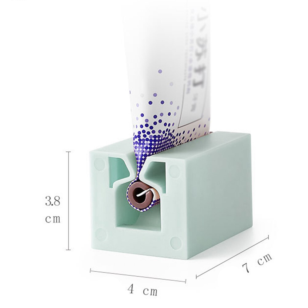 Toothpaste Tube Squeezer Easy Dispenser Rolling Holder ABS Squeezing Tools Facial Cleanser Cosmetic Paint Squeezer Tube Wringer: Blue