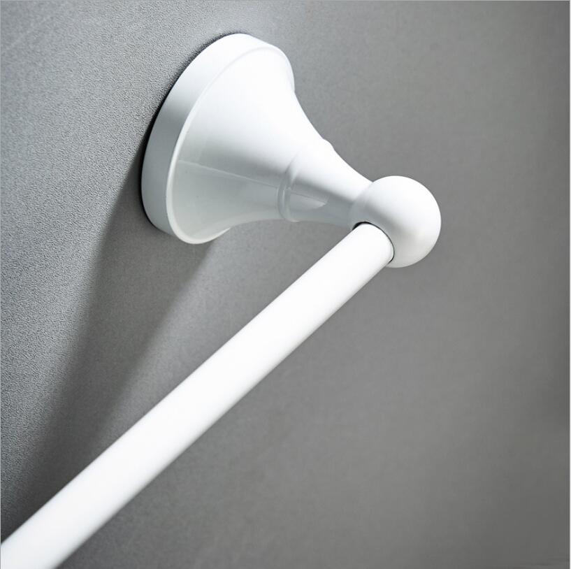 Vidric wieszaki na ręczniki 60 cm pojedyncza szyna mosiądz biały uchwyt na ręczniki półka robić wanny wieszak robić ręczników naściennych akcesoria łazienkowe ręcznik Rac