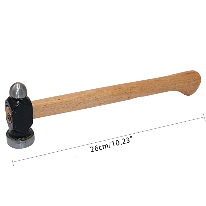 Martillo metalúrgico para joyería, herramienta para trabajo de Metal, fabricación de joyería artesanal y proyectos de bricolaje, operación Simple, buena