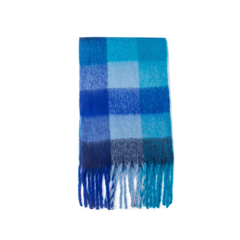 nouvelle Plaid hiver écharpe femmes grande taille Plus épais Pashmina châles femelle grande couverture gland enveloppes 250cm: 06