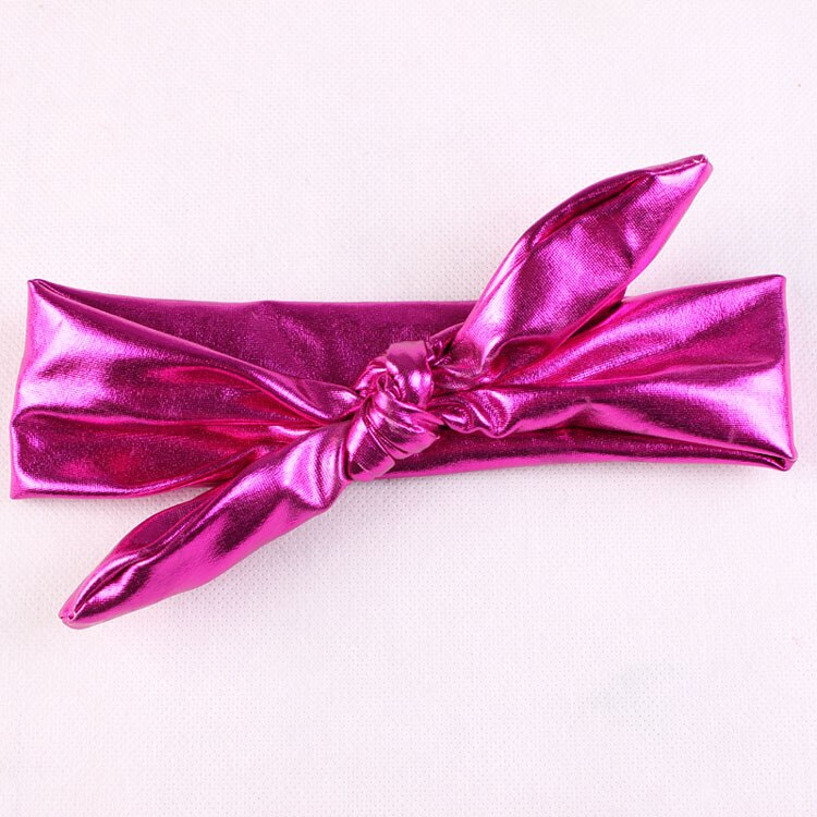 Baby Headband Girls Rabbit Baby Bows Ear Hairband Turban Knot Tie Head Wraps Gd Baby Hair Accessories Bandeau BABYs Fille: MY-LK01-MR