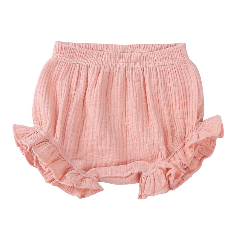 Baby Meisjes Jongen Shorts Pasgeboren Baby Vouw Bloeiers Meisjes Puur Katoen Linnen Driehoek Shorts Peuter Broek Pp Broek Kleding MT035