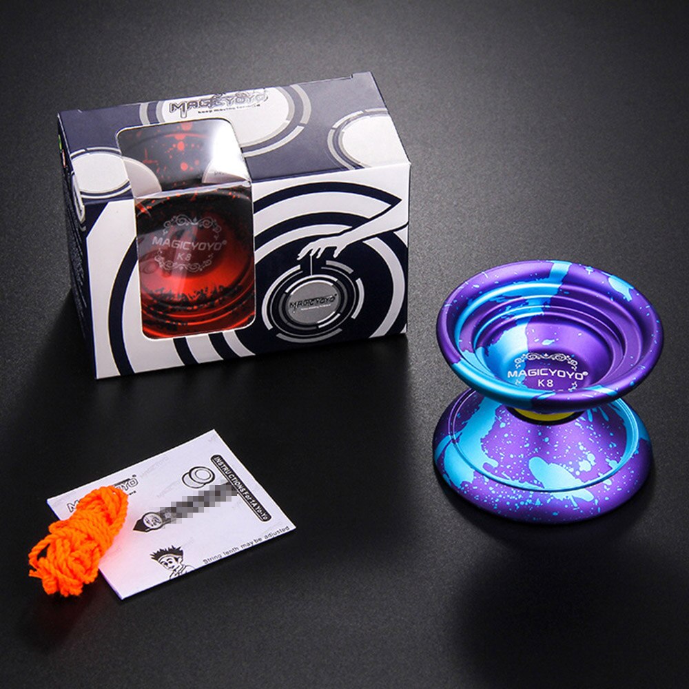 Professionele Vlinder Metalen K8 Gepolijst Aluminium Professionele Yoyo Bal Hoge Snelheid Yo Yo Kinderen Klassieke Speelgoed Voor Kinderen: Default Title