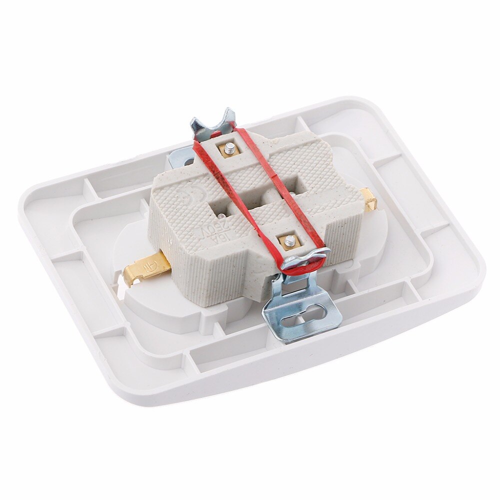 220V/16A 118x80mm EU Double Ground Socket Household Industrial Power Outlet1##