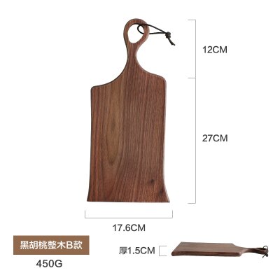 Japanse Stijl Walnoot/Beuken Speciale-Vormige Massief Houten Brood Snijplank Pizza Board Keuken Bakken Levert: Walnut B