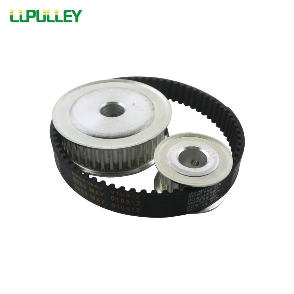 LUPULLEY Zahnriemen Pulley Set HTD5M Reduktion 1:2 15 t 30 t Getriebe Pulley Rad Maschine Zubehör Mit 5M-315 Gürtel breite 15mm