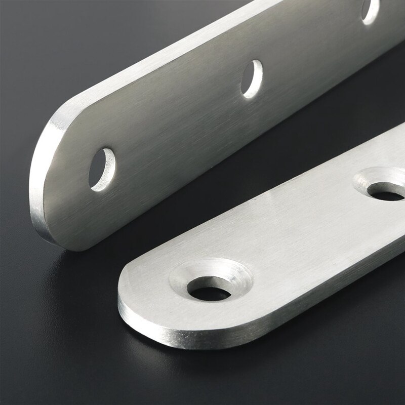 4Pcs Corner Brackets 3 X 5 Inch,Right Angle Bracket 304 Stainless Steel with Screws,L Shaped Brackets for Shelves Furni