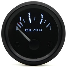 AUTO-STYLE Manomètre Pression D'Huile 52mm Noir Classique 0-10 Bar - Instrument Performance Halogène