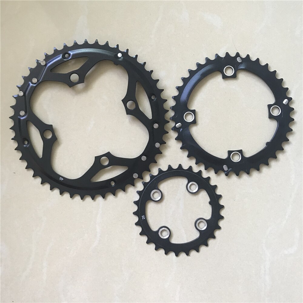 Truyou 46t 36t 26t bcd 104-64 mtb kettingbladen aluminiumlegering kettingwiel fietsonderdelen mountainbikes kettingblad 3*6/7/8 speed