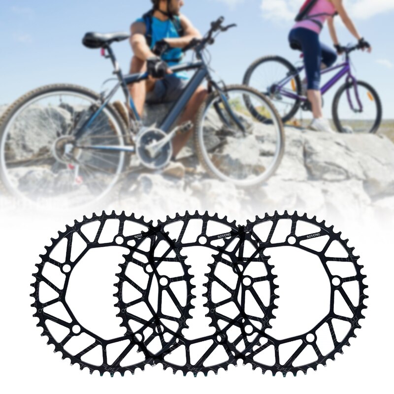 Cykelkædehjul aluminiumslegeringsmateriale 50t/52t/54t/56t/58t ultralette cykeldele