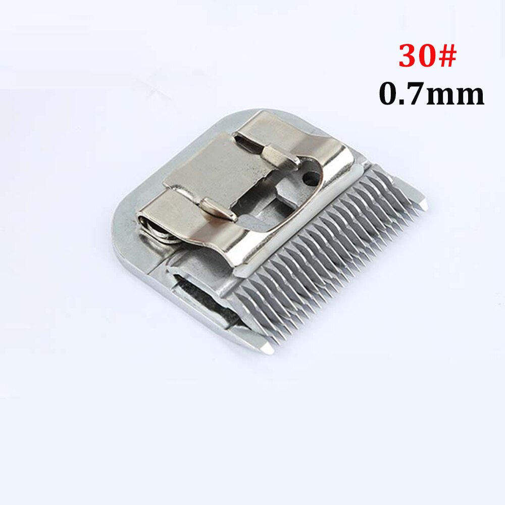 Tondeuse pour animaux de compagnie professionnelle A5 lame 10 #40 #15 3F 4F 5F 7F 30 #15 # convient à la plupart des tondeuses Andis et Oster remplacement de toilettage pour animaux de compagnie: 30-0.7mm