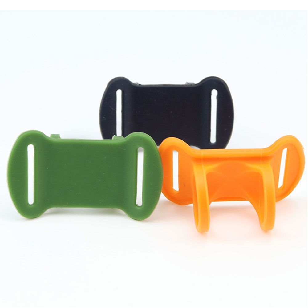 6.2*3.6*3cm/2.44*1.18" Headlamp Flashlight Holder Silicone 5 Colors Hands-Free Head Lamp Accessory Elastic Band Flashlights