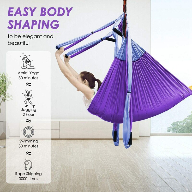 Antenne Yoga Swing Set Yoga Hangmat Indoor Anti Zwaartekracht Opknoping Yoga Sling Fitness Yoga Gereedschappen