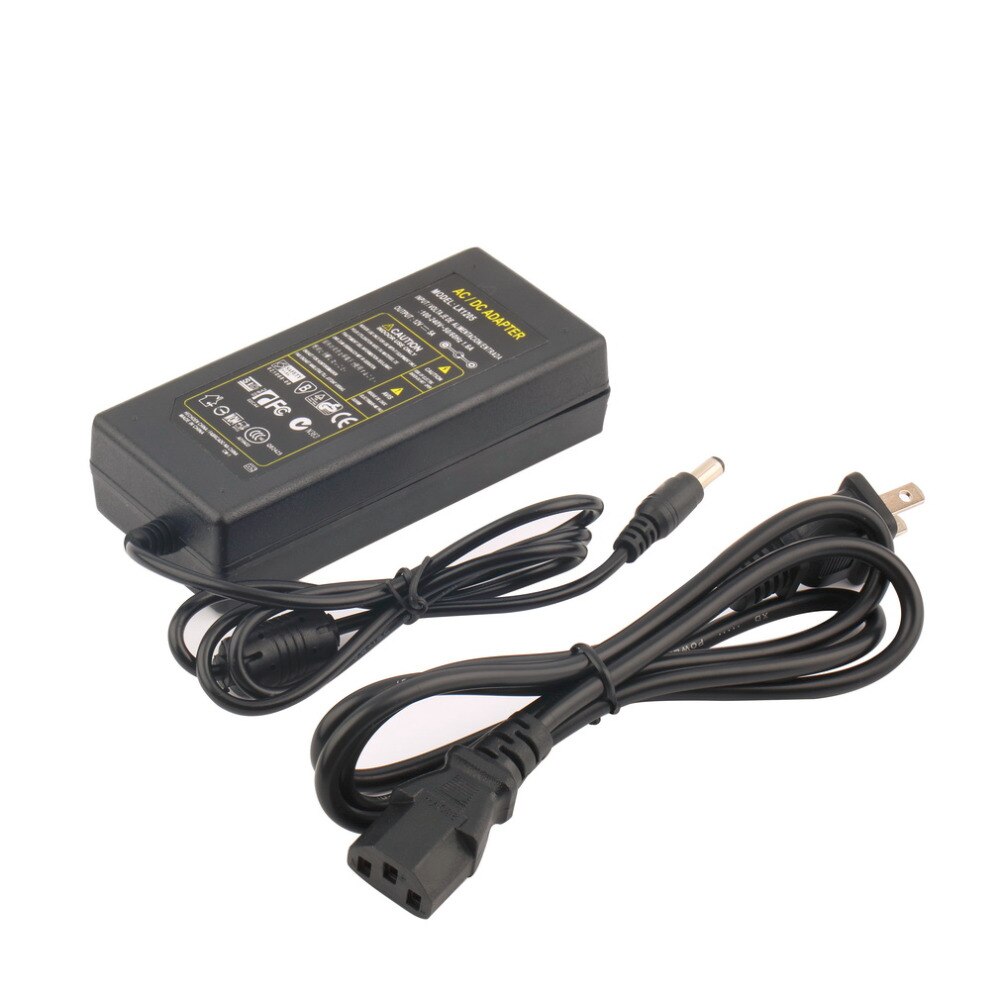 Prix le plus bas adaptateur convertisseur ca pour DC 12V 5A 5.5mm 2.5mm 2.1mm chargeur d'alimentation en alimentation LED pour bande de LED sans fil routeur