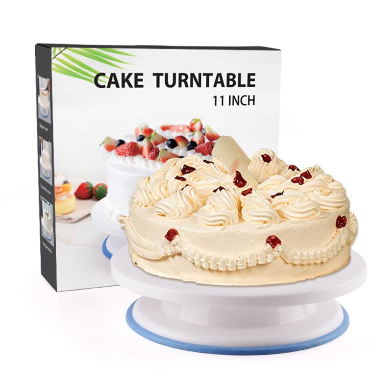 Rotating Cake Turntable Smoothly Revolving Cake Stand Spinner Baking Tools Accessories Supplies for Cake presentoir a gateau