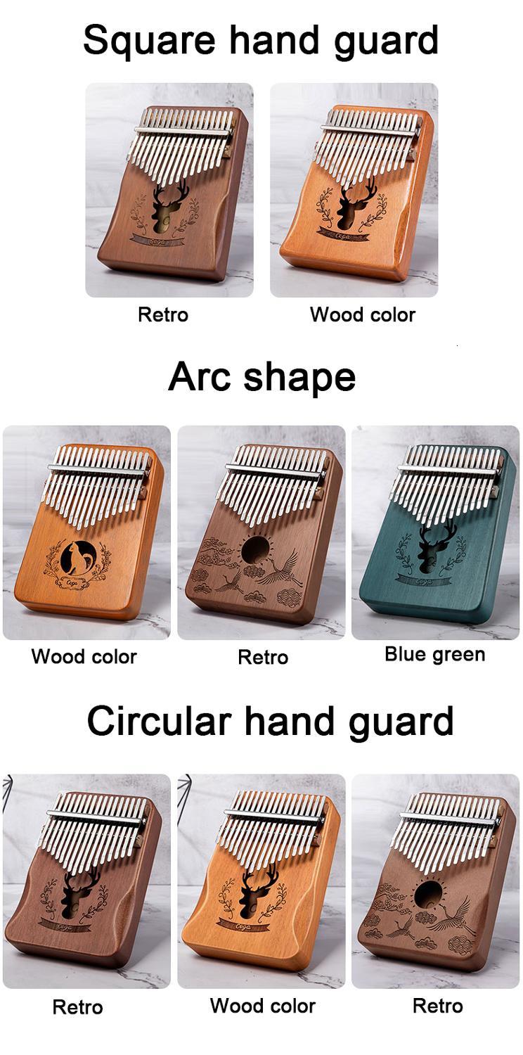 Hele Instrument Perfecte geluidskwaliteit 17 Toetsen Kalimba Duim ... – Vicedeal