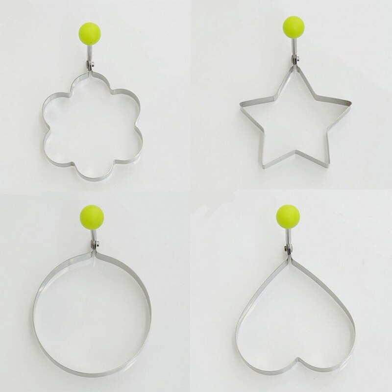 1 Uds., accesorios de cocina, molde para panqueques de huevo frito de acero inoxidable, decoración con forma de verduras y frutas, utensilios de cocina