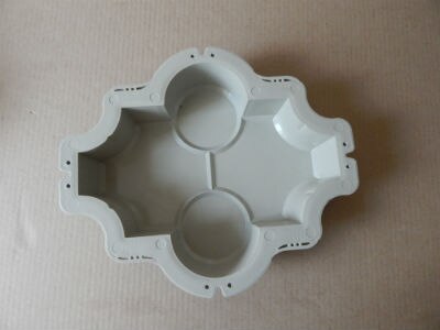 Plastic Molds for Concrete Paving Slabs Wall Stone Cement Tiles "Clover Stone" Paving Slabs Plastic molds BEST PRICE: option 2