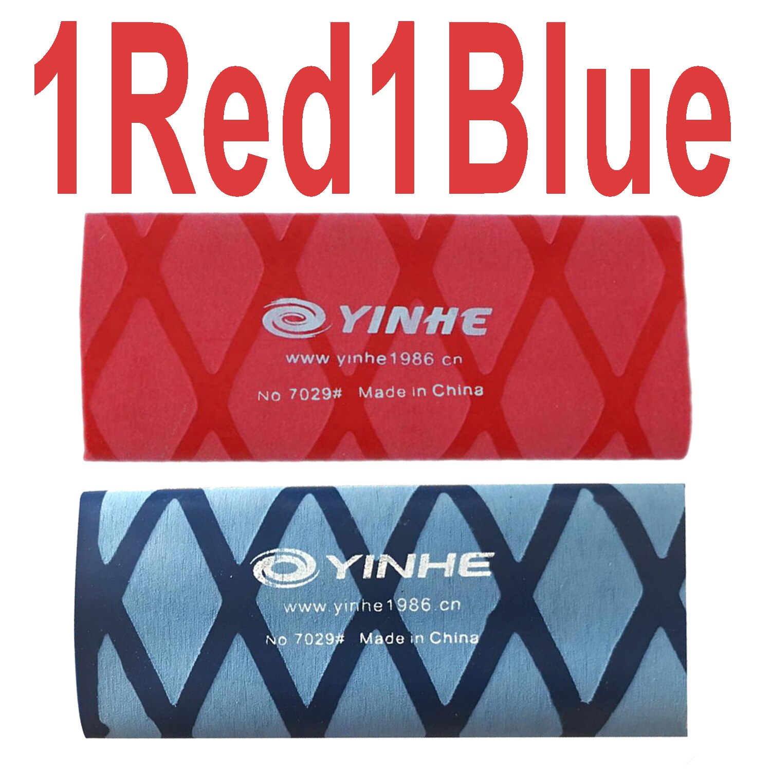 2pcs YINHE galaxy overgrip for table tennis racket handle tape heat-shrinkable ping pong set bat grips sweatband Accessories: YH  1Red1Blue