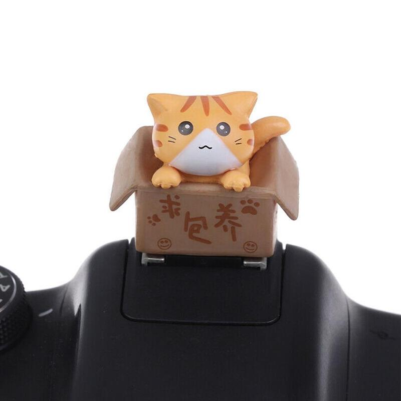 Lampe de poche 3D pour appareil photo, dessin animé, chat, mignon, Flash, SLR Q0V0