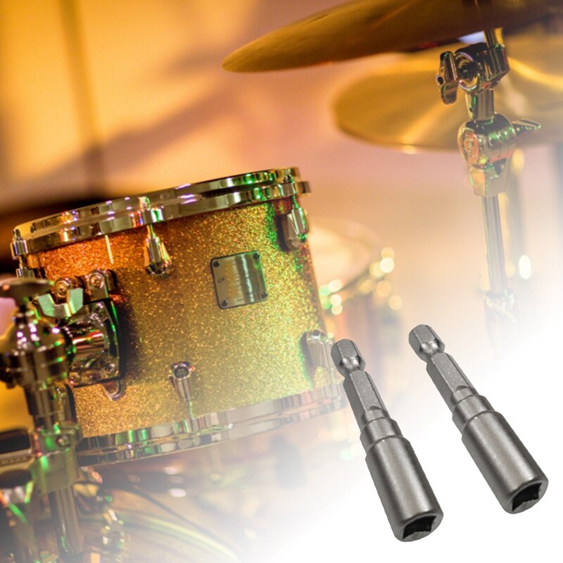 LEO 2Pcs Drill Bit Key Tambour Set Key Dedicated Universal Tambour Key Tuning Tools Accessory