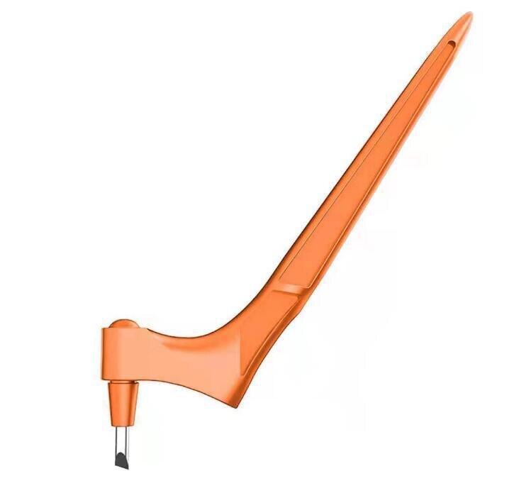 DIY Craft Paper Cutting Tools 3 Blades 360 Rotating Blade Craft Cutting Knife Wear-Resisting Cutter Handmade Art Carving Tool: Orange Cutter