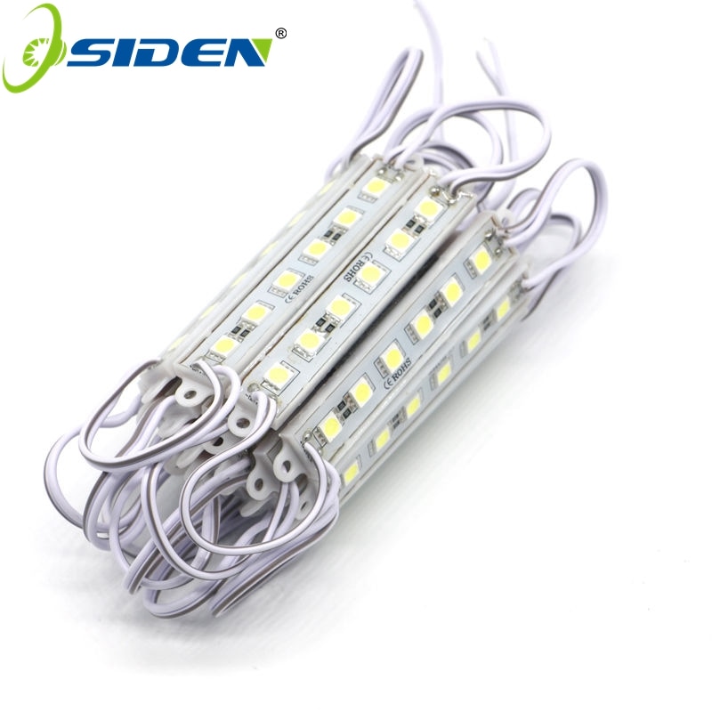 OSIDEN 5050 6LEDs LED Modules White/Warm white/Red/Green/Blue Waterproof IP65 DC12V By DHL